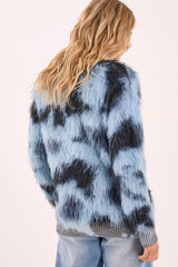 Fluffy Tie Dye Jumper
