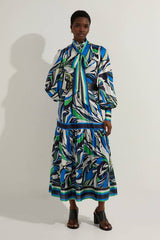 Floral Printed Woven Maxi Dress