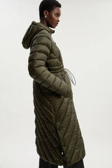 Lightweight Knee Length Packable Coat