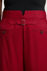 Plus Size Polished Wide Leg Tailored Trouser