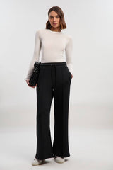 Premium Luxe Lounge Cosy Jersey Draw String Waist KM Branded Trousers