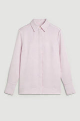 Hammered Satin Relaxed Woven Shirt