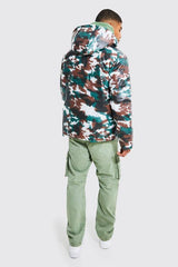Camo Transparent Puffer