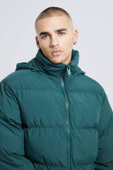 Oversized Soft Hooded Puffer