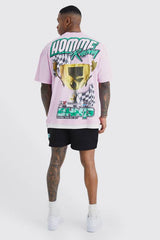 Oversized Homme Racing Faux Layer Set