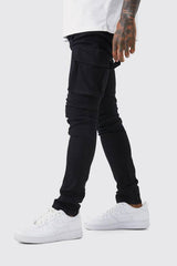 Skinny Stretch Carpenter Cargo Jeans