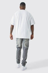 Plus Skinny Stretch Stacked Tinted Jeans