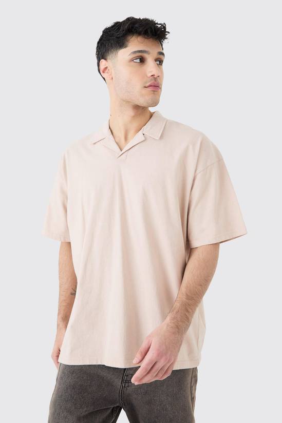 Oversized Revere Wash Polo