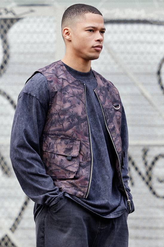 Nylon Camo Utility Vest