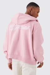 Official Boxy Fit Zip Through Hoodie