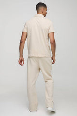 Slim Zip Neck Polo
