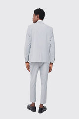 Fixed Waist Pleat Front Tapered Tailored Trousers