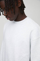 Basic Oversized Crew Neck Sweatshirt