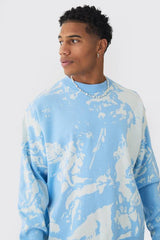 Oversized Boxy Renaissance Graphic Knit Jumper