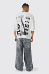 Extreme Baggy Rigid Washed Denim Jeans