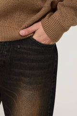 Relaxed Fit Vintage Washed Jeans