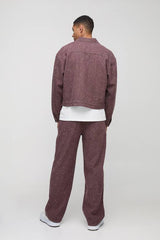 Relaxed Fit Textured Carpenter Denim Jeans