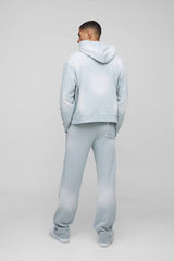 Oversized Boxy Official Distressed Pocket Hoodie