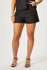 Pocket Front Micro Short Co Ord