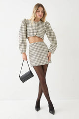 Premium Boucle mini skirt