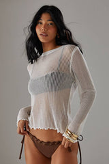 Sheer Knitted Top