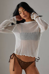 Sheer Knitted Top