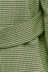 Lime Dogtooth Vented Back Blazer Co - ord