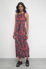 Sequin Embellished Racer Midi Dress