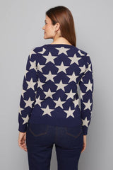 Star Motif Crew Neck Jumper