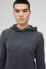 Regular Fit Brushed Knit Hoodie