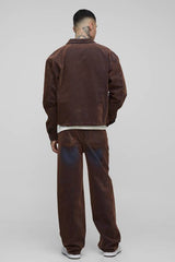 Tall Flocked Denim Relaxed Fit Jeans