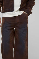 Tall Flocked Denim Relaxed Fit Jeans