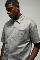 Oversized Antique Suedette Shirt