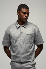 Oversized Antique Suedette Shirt