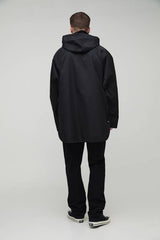 Tall Cord Collar Oversized Hooded Parka Jacket