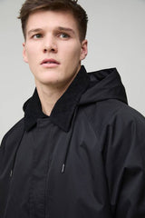 Tall Cord Collar Oversized Hooded Parka Jacket
