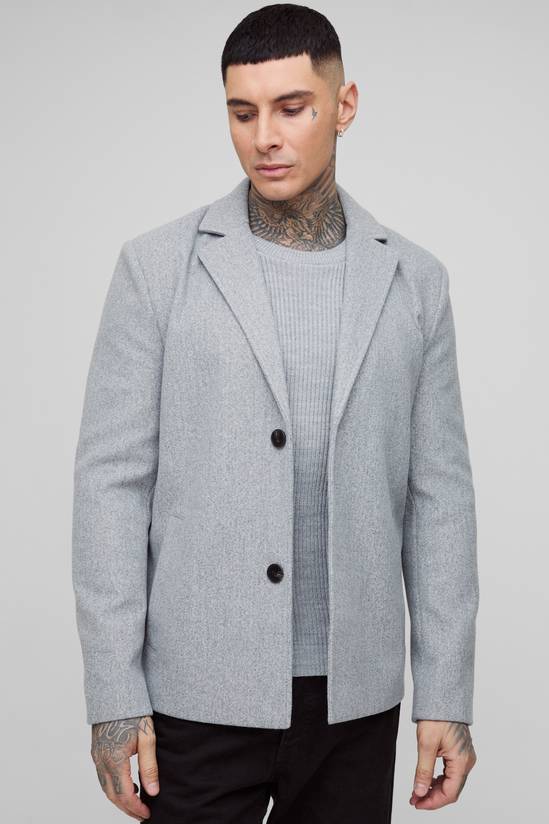 Tall Boxy Oversized Overcoat