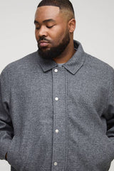 Plus Boxy Oversized Harrington Bomber