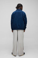 Oversized Man Cord Varsity Jacket