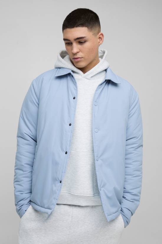 Regular Fit Nylon Coach Jacket