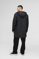 Regular Fit Longline Shower Resistant Mac Jacket