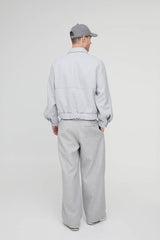 Boxy Melton Harrington Jacket
