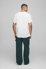 Relaxed Carpenter Flocked Denim Jeans