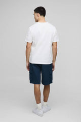 Fixed Waist Baggy Cargo Twill Shorts