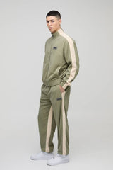 Oversized Boxy Corduroy Funnel Neck Jacket