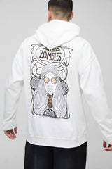 Oversized The Zombies Band License Print Hoodie