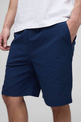 Elasticated Waist Technical Stretch Relaxed Fit Shorts