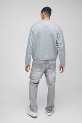 Oversized Marl Knitted Jumper