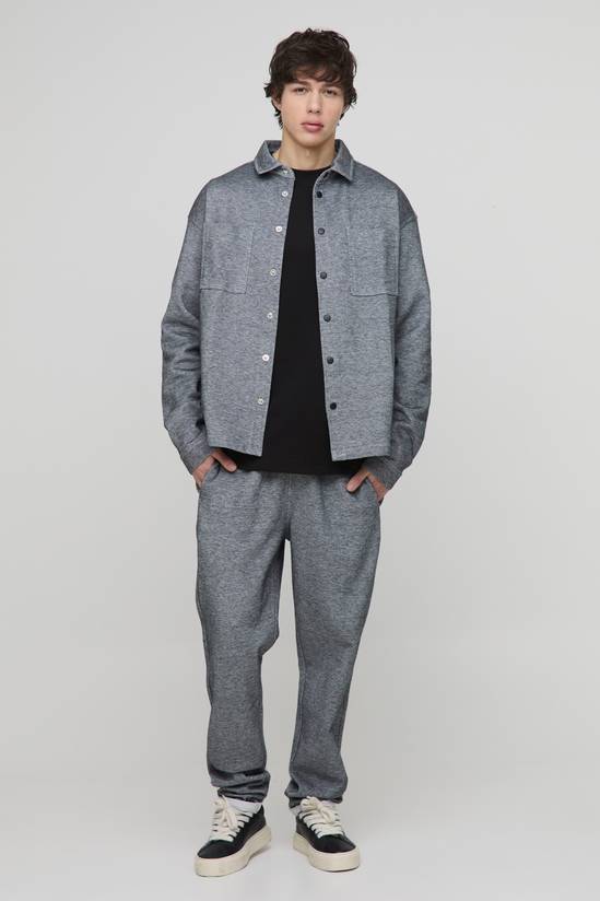 Tall Textured Over Shirt & Tapered Trouser Set