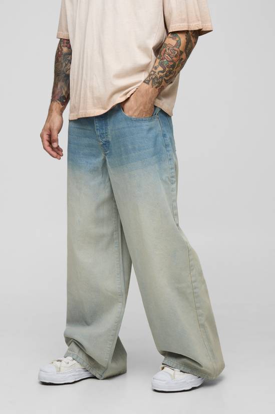 Extreme Baggy Rigid Stonewash Jeans